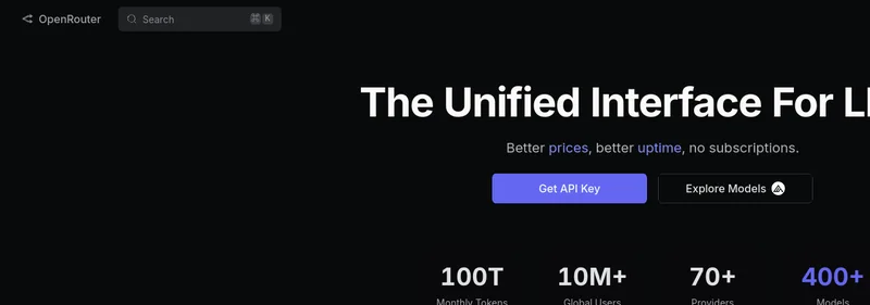 OpenRouter — платформа с бесплатными LLM моделями